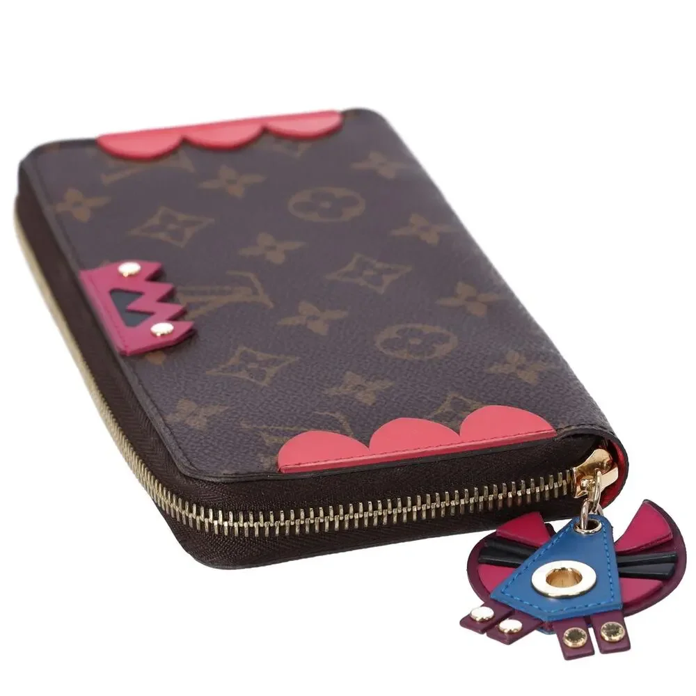 Louis Vuitton Zippy Wallet Monogram Totem M61364 Flamingo